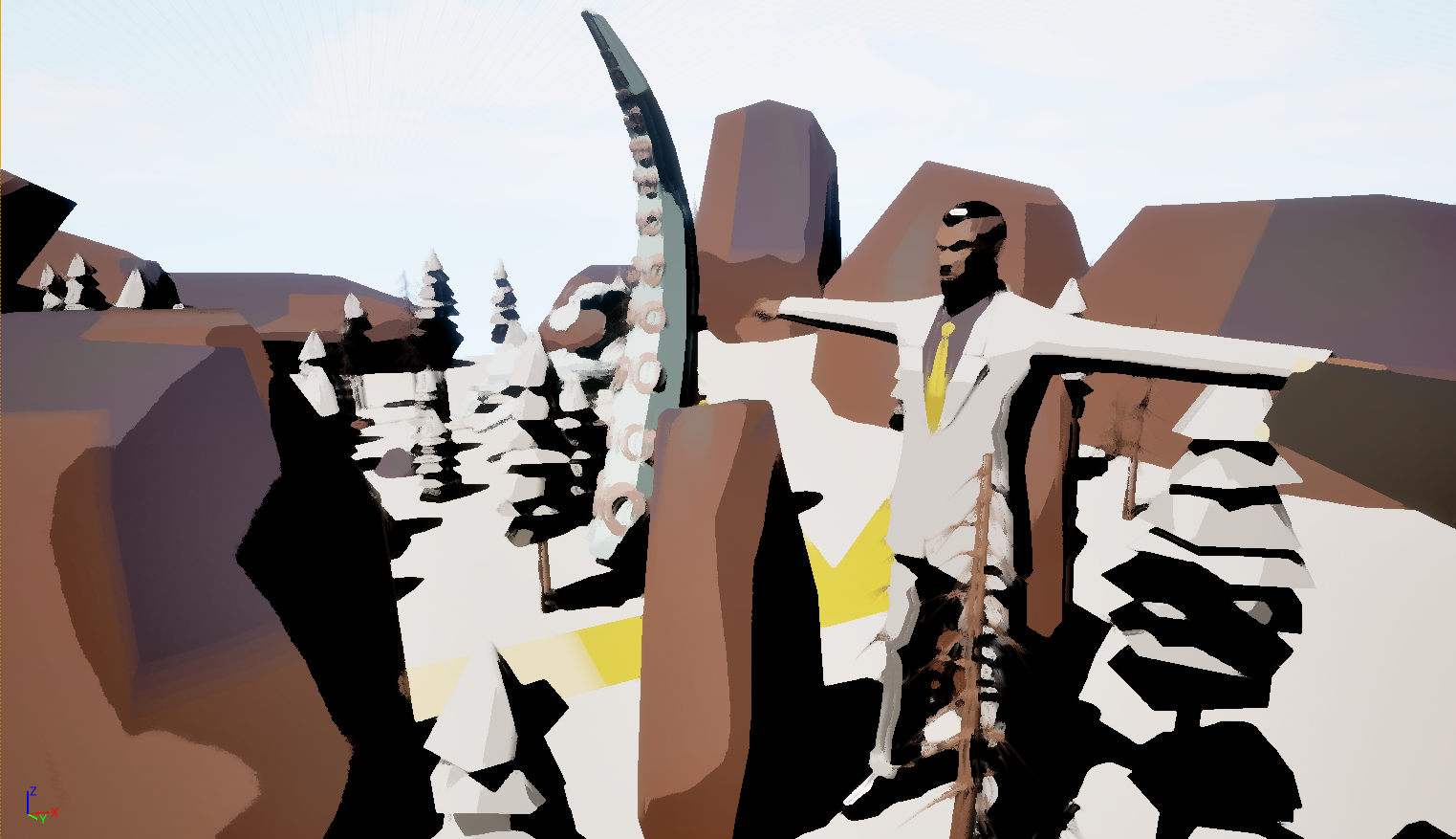 Non-photorealistic Rendering Research in UE5